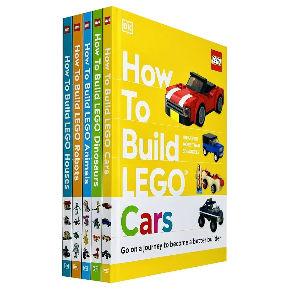 How to Build LEGO Series 5 Books Collection Set  LEGO Cars,LEGO Robots,Houses