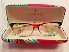VERA BRADLEY EYE GLASS FRAMES AND HARD CASE CHRISTINA RUMBA 55 14-135