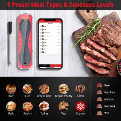 Temp Spike Therm Pro 500FT Bluetooth Wireless Meat Thermometer