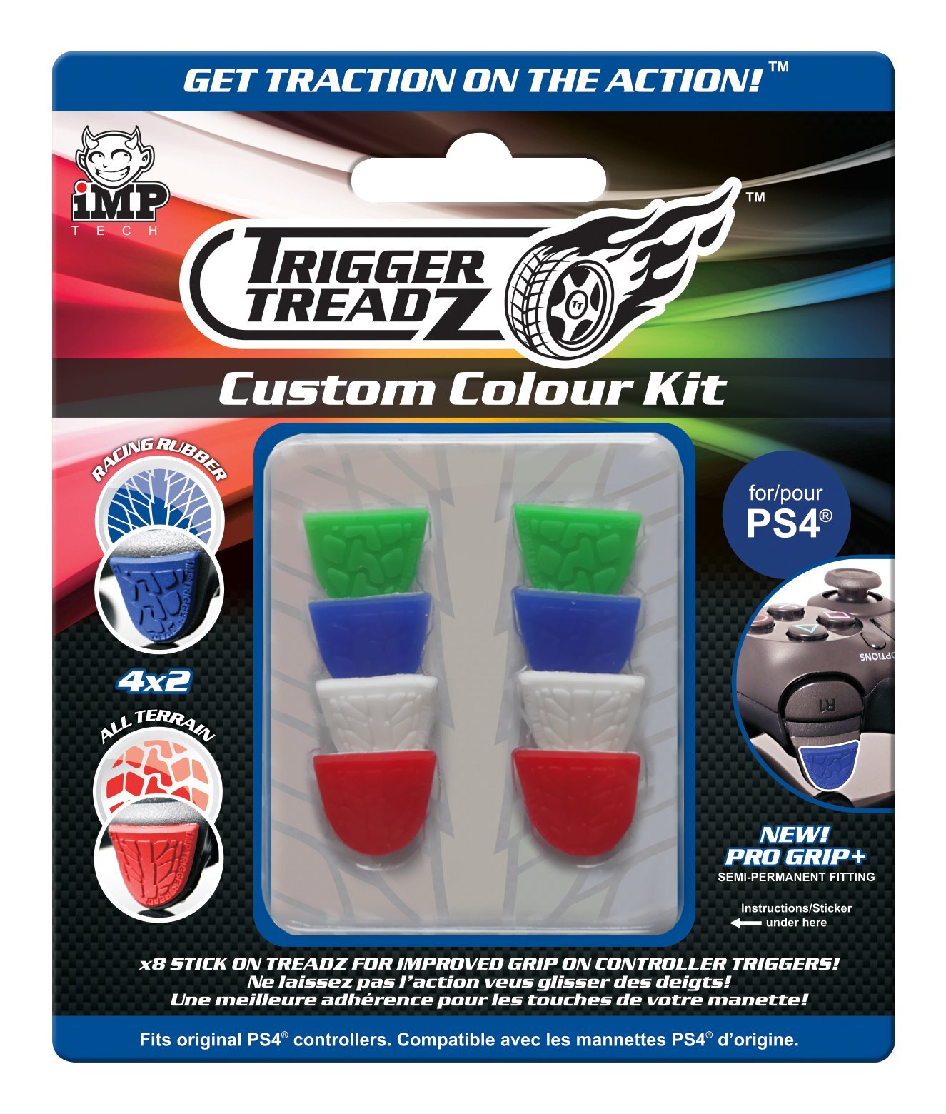 Trigger Treadz: 8-Pack Custom Colour Kit (PS4) (Sony Playstation 4)