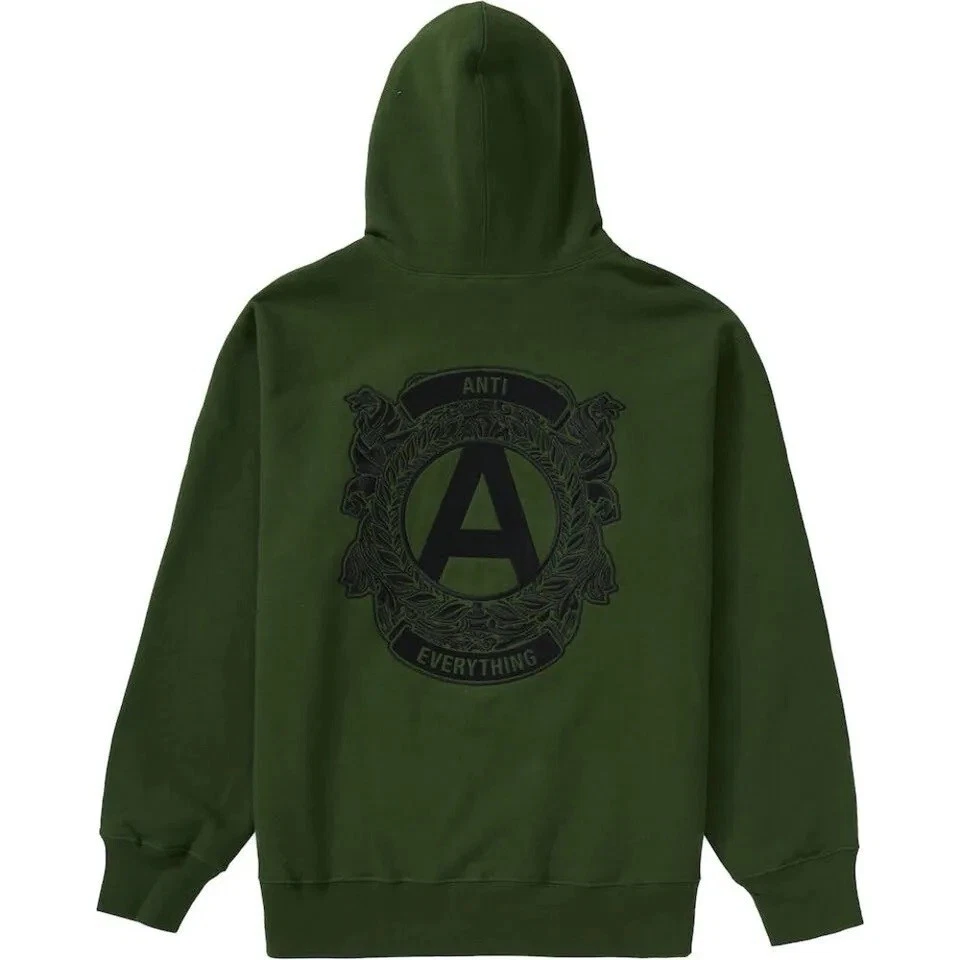Sweat à capuche Supreme Anti Sweat Petit S Anti tout Vert Rare Épuisé NEUF