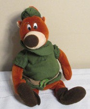 Vintage 1990s Disney Robin Hood Little John 8" Bean Bag Plush Toy