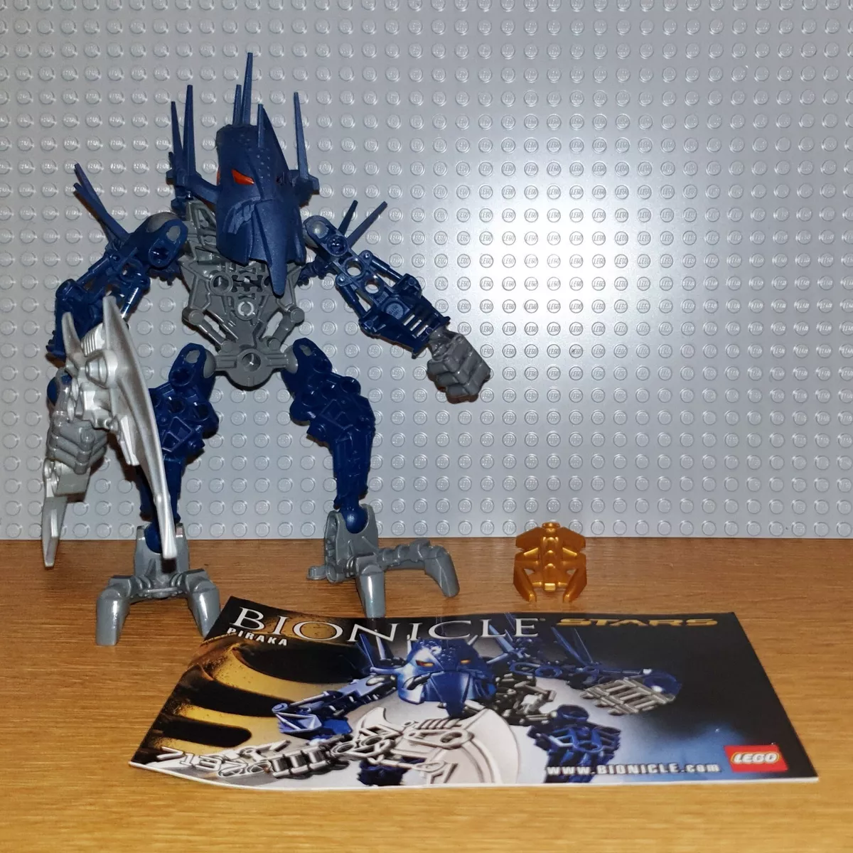 LEGO BIONICLE STARS 7137 PIRAKA GREAT COND INC GOLD PIECE INSTRUCTIONS