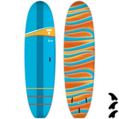 8 6  Tahe PAINT EASY Longboard Soft Top Performance Surfboard NEW + FINS
