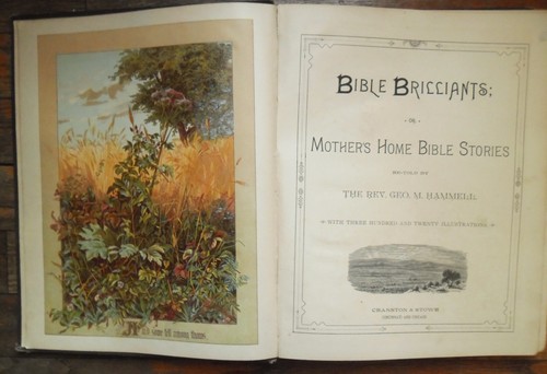 Bible Brilliants Mother's Home Bible Stories by George M. Hammell 320 Engravings - Picture 3 of 10