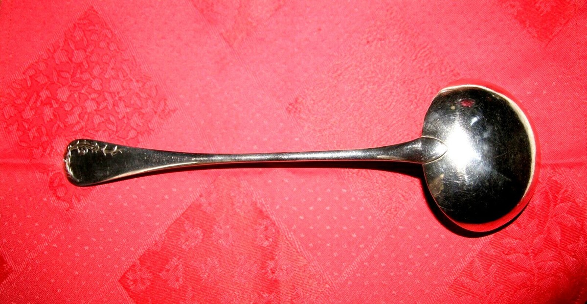 Louche Ancienne Boulenger En Métal Argenté – Orfèvrerie Française – Vintage