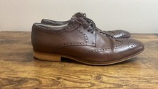 Aldo Oxford Shoes For Men 41 Brown Nubuck Leather hecho rumania made in romania