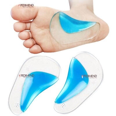 Pedimend Bogen Stützpads, Gel-Einlagen, Sandaleneinsatz, Plantarfasziitis Relief