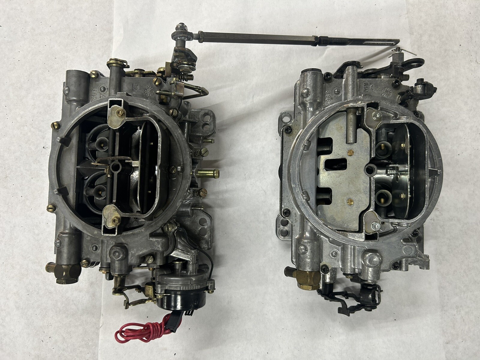 Edelbrock Carbuetors 2x4 Dual Quad Set 426 Hemi Chevy Ford Mopar