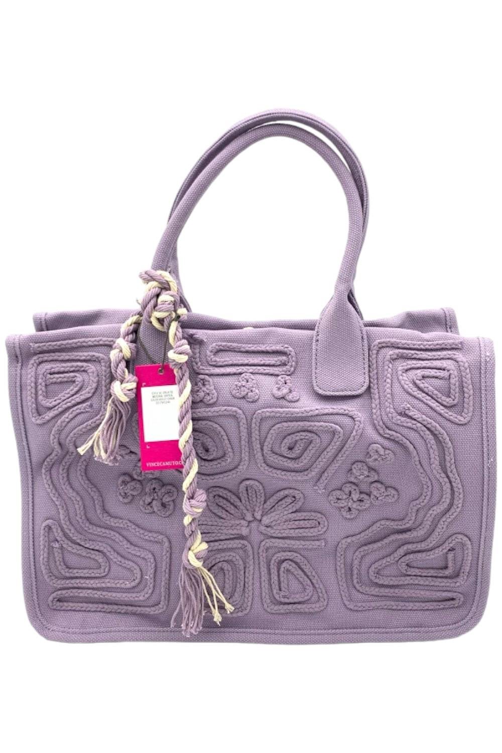Сумка-тоут из холста с вышивкой Винса Камуто Orla Violet Chalk 11990₽