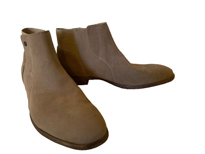 Robert Wayne mens faux suede light brown ankle boot 13D | eBay display picture 3
