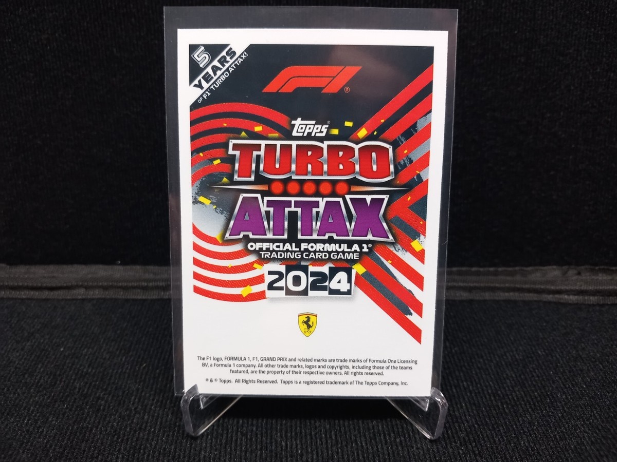 Turbo Attax F1 2024 Charles Leclerc Ferrari Red Limited Edition