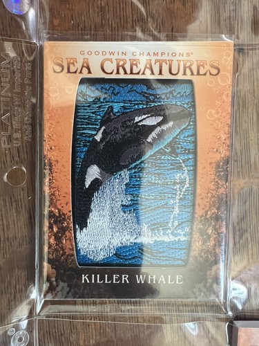 KILLER WHALE- 2020 UD Goodwin Champions Sea Creatures Patch SC-49 1:10,000 Packs