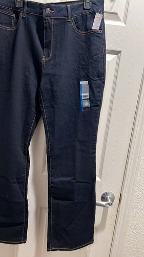 No Boundaries Jeans Womens Juniors Sz 17 Bootcut Stretch Blue Denim New - Picture 2 of 7