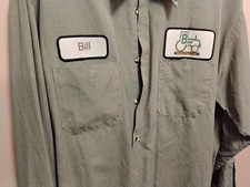 Bay Tractor Company Bill Uniform Shirt Mens 2XL Rare 2009 Long Sleeve Recycled