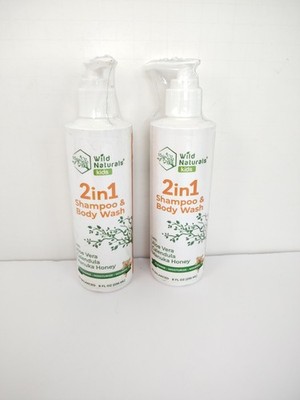 Wild Naturals Kids 2 in 1 Shampoo & Body Wash w/ Aloe Vera Calendula Manuka (2)