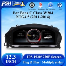 12,3'' LCD Digital Tacho Kombiinstrument für Mercedes Benz C-Klasse W204 NTG 4.5 12,3'' LCD Digital Tacho Kombiinstrument für Mercedes Benz C-Klasse W204 NTG 4.5