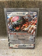 Carta Pokemon Bloodmoon Ursaluna ex 141/167 Maschera Crepuscolare ENG NM