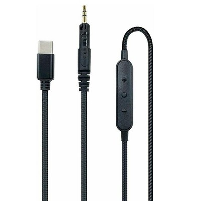 Headset Cable Wire Type-C to 2.5mm Jack For Audio-Technica M40X M50X M60X M70X A