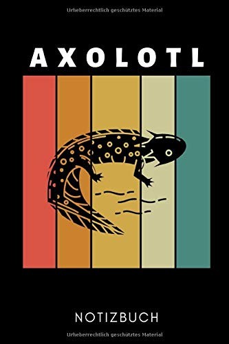 Axolotl Notizbuch: A5 Wochenplaner FüR Axolotl Fans Und-image