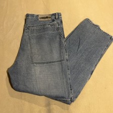 VINTAGE Marithe Francois Girbaud Jeans Men 36x30 Blue Baggy Cargo Y2K