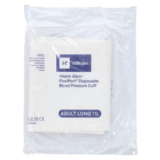  NEW Welch Allyn FlexiPort Blood Disposable Pressure Cuff SOFT-11L Adult Long