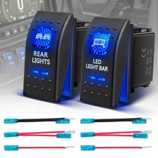 LED Light Bar  Rear Lights Rocker Switch 5 Pin ON/Off SPST 12V 20A for Off-R...