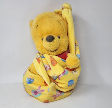 Disney Babies Winnie the Pooh in Swaddle Blanket Pouch 9.5" Plush Soft Toy Baby
