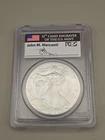 2013 American Silver Eagle Dollar PCGS MS69 First Strike John M. Mercanti Signed