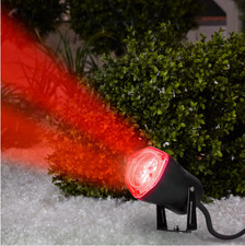 Gemmy LED Red Spotlight Lightshow Christmas Holiday Lights Lighting Winter Home