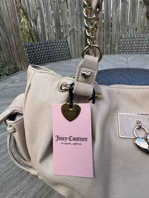 Juicy Couture ROLLING ON SATCHEL Sandstone Purse Bag & Wallet