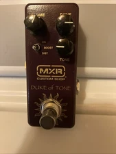 MXR Custom Shop Duke of Tone Overdrive Electric Guitar Pedal