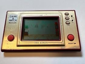 NINTENDO GAME AND & WATCH Chef Wide Screen 1981 Direct From Japan Very Rare
