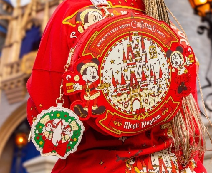 2025 Disney Parks Mickey’s Very Merry Christmas Party Loungefly Backpack New