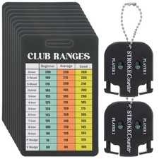 Golf Stroke Counter Device 2 Pcs Golf Score Indicator with 10 Score Display