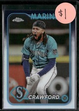 2024 Topps Chrome #14 J.P. Crawford Refractors