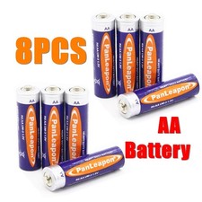 Image of AA Zinc Carbon Batteries 1.5V Long Lasting R06 MN1500 Pack of 8 or 16