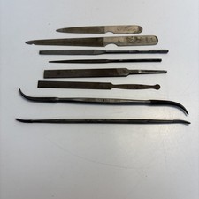 Vintage Precision Needle File Lot Grobet Swiss Nicholson AM USA