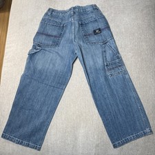 Vintage Gap Y2K Carpenter Baggy Skateboard Street Wear Denim Jeans Size 10 Husky