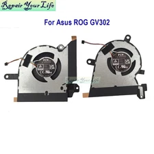 CPU GPU Fan For Asus ROG Flow X13 GV302 GV302XU GV302X GV302XV Cooler Fans