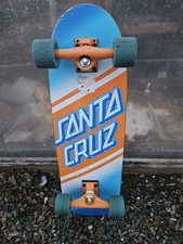 Santa Cruz Street Strip Cruiser Skateboard 8.79x29 Blue Orange Complete