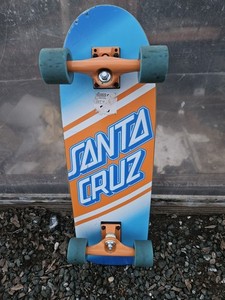Santa Cruz Street Strip Cruiser Skateboard 8.79x29 Blue Orange Complete