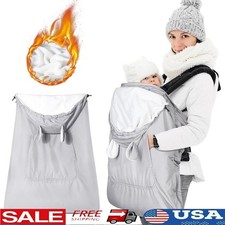 Removable Hood Winter Baby Footmuff Stroller Cover W/ Central Pocket Zipper New