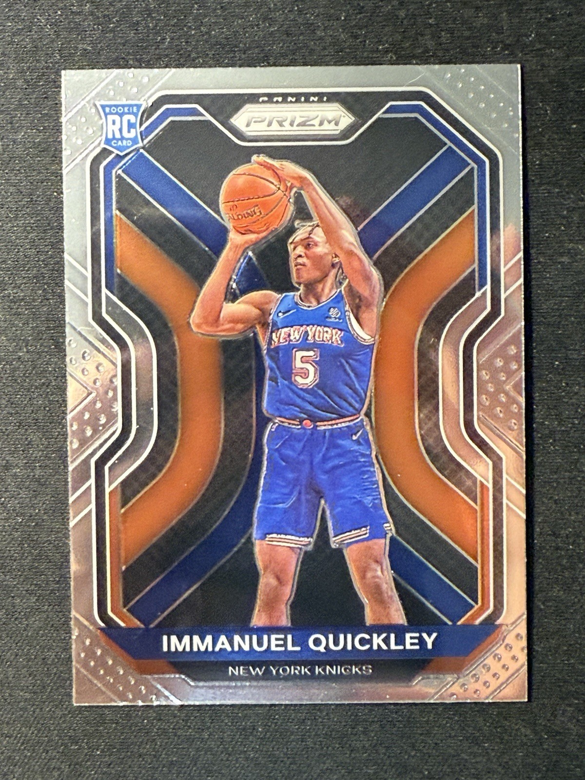 Immanuel Quickley 2020-21 Panini Prizm Rookie RC #296 Knicks 1-C