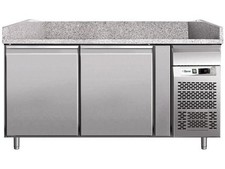 BANCO FRIGO PIZZERIA G-PZ2600TN BANCO  REFRIGERATO VENTILATO +2+8°C INOX+GRANITO