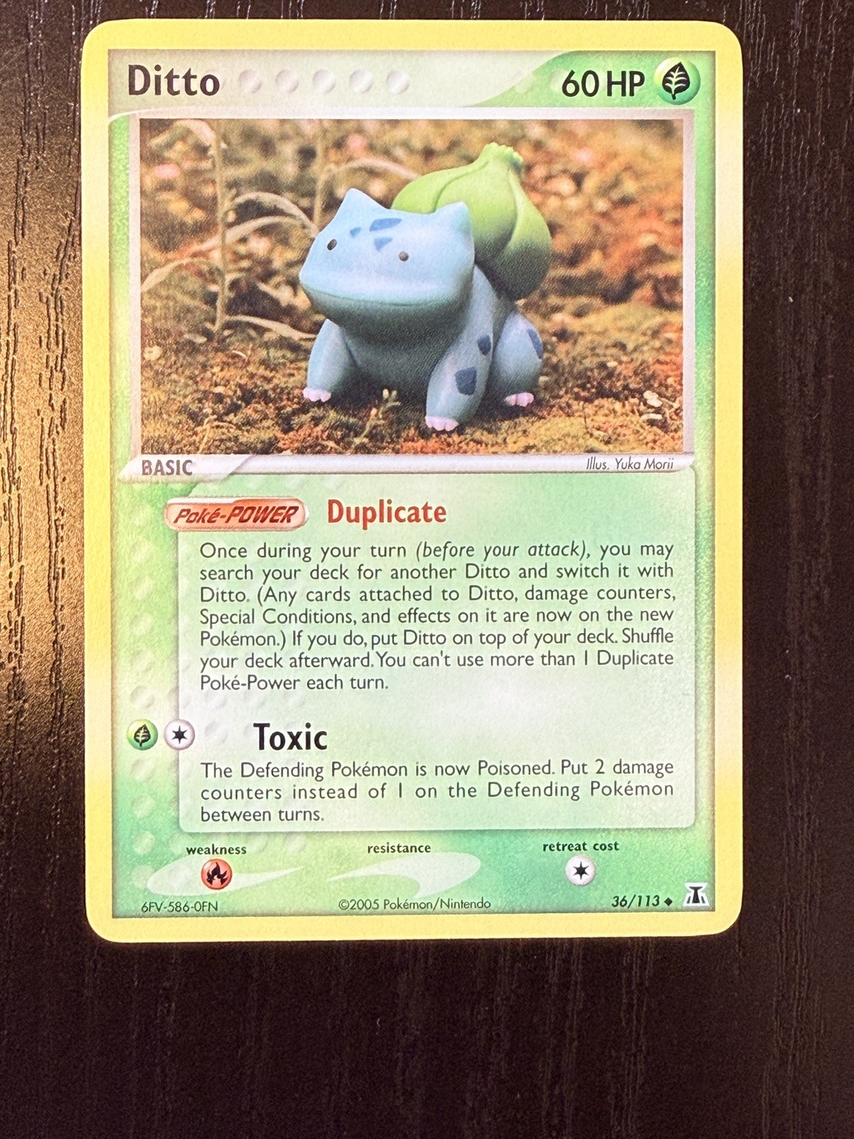 Ditto (Bulbasaur) Delta Species 36/113 Uncommon NM 🔥