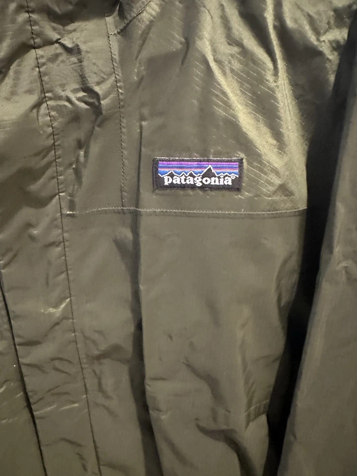 Chaqueta de Lluvia Patagonia Para Hombres Mediana Verde Torrentshell Cortavientos H2No *LEER DESCRIPCIÓN* Foto 2 de 4