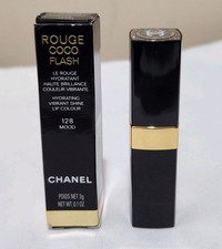 CHANEL ROUGE COCO FLASH IDRATANTE VIBRANTE LUCENTEZZA COLORE LABBRA - 128 MOOD - NUOVO CON SCATOLA