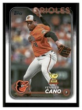 2024 Topps #158 Yennier Cano Baltimore Orioles Baseball Card 34357