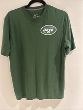 New York Jets used mens medium NIKE t shirt dri fit NFL green